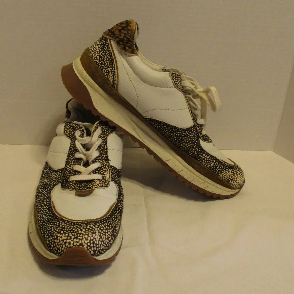 Madewell Shoes Woman Size 10 Black Cream Brown White Outdoors Walking Shoes